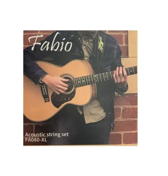 Струны для акустической гитары Fabio FA080-XL Bronze 10-47