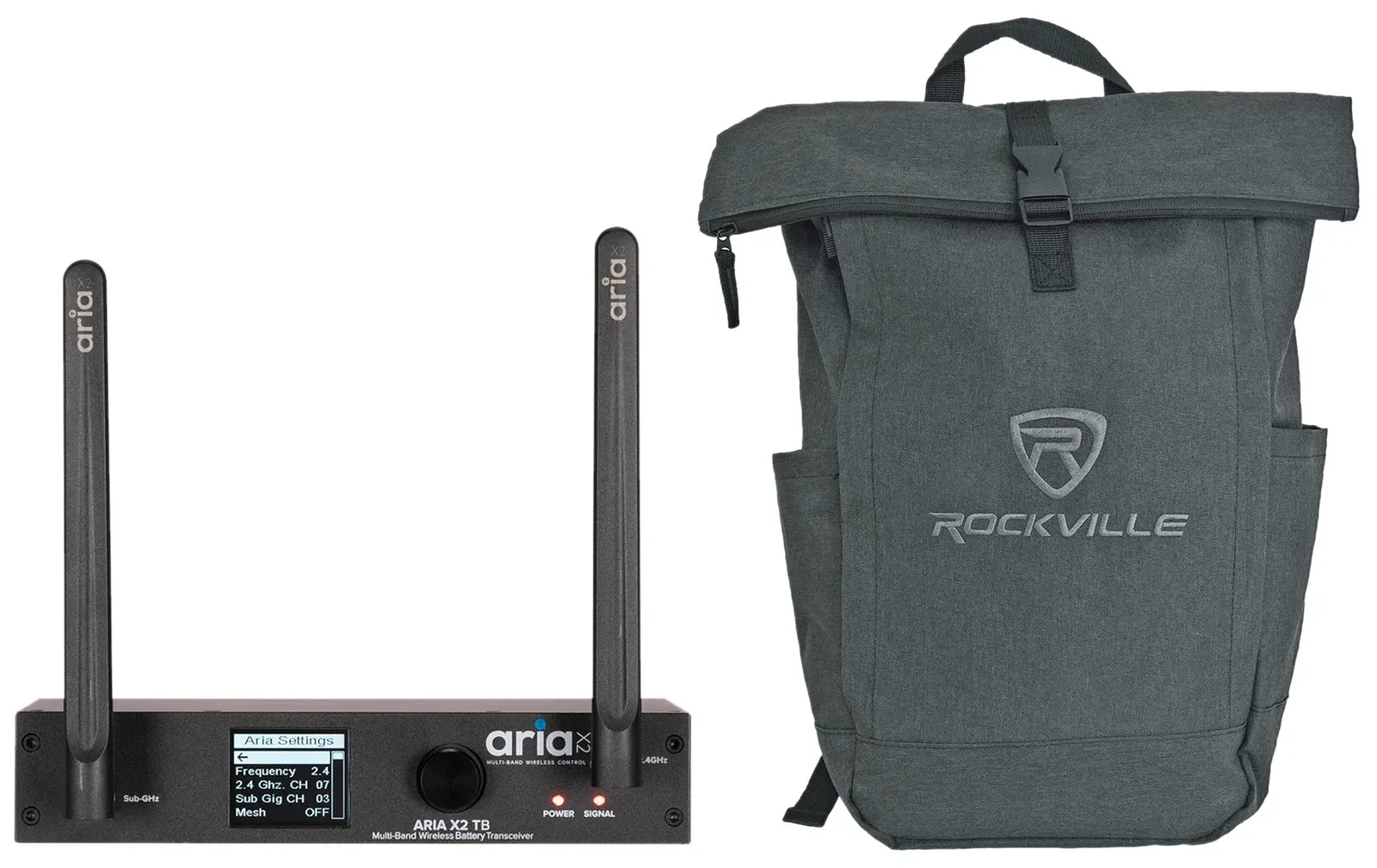 DMX-передатчик беспроводной American DJ Aria X2 TB перезаряжаемый с рюкзаком для ноутбука