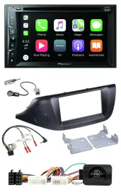 Автомагнитола Pioneer 2-DIN USB DVD Bluetooth DAB для Kia Ceed (с 2012), чёрная