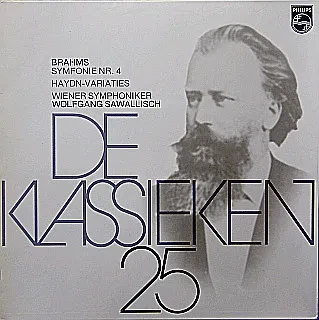 Б/У виниловая пластинка Brahms – De Klassieken 25 – Symfonie Nr. 4 / Haydn Variaties