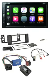 Pioneer DVD 2DIN Lenkrad DAB Bluetooth USB Autoradio für BMW 5er E39 96-04 Aktiv