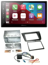 Pioneer USB MP3 DAB 2DIN Bluetooth Autoradio für Seat Altea Toledo Altea XL schw