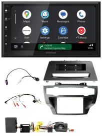 Kenwood DAB Bluetooth USB Lenkrad 2DIN Autoradio für BMW X5 X6 E70 E71 07-13 Ver