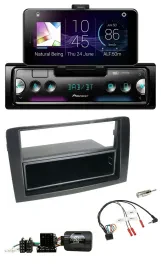 Автомагнитола Pioneer Bluetooth, DAB, USB для Fiat Idea 2006–2012, черная