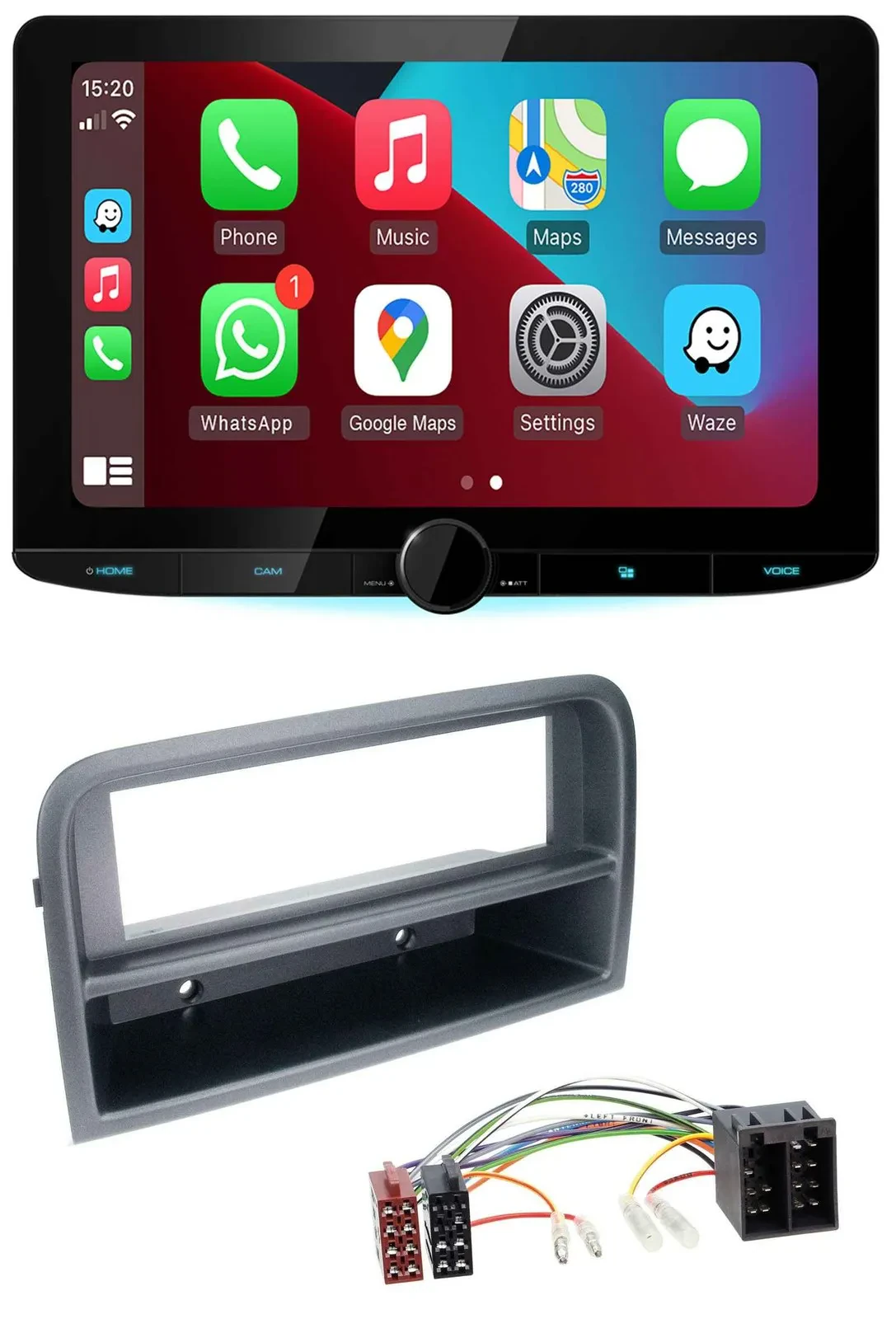 Kenwood MP3 USB DAB Bluetooth Autoradio für Fiat Croma (ab 2005)