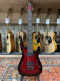 Б/У Электрогитара Schecter Demon-8 8-струнная Crimson Red Burst