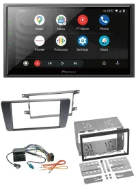 Автомагнитола Pioneer 2 DIN, DAB, MP3, Bluetooth, USB для Skoda Octavia 2004–2013, Scout 2006–2012