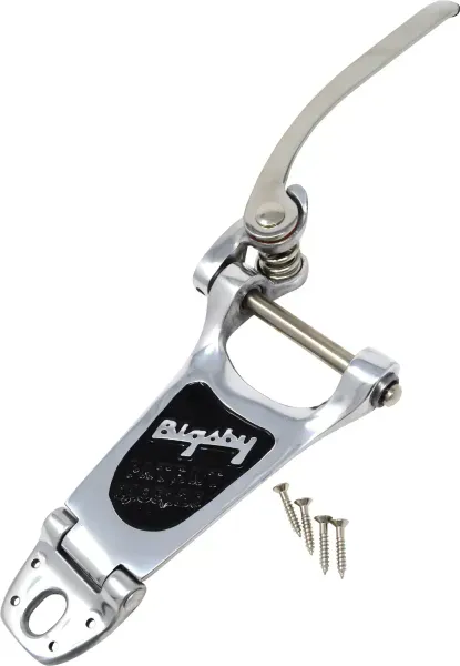 Bigsby B3LH Vibrato/Tremolo Tailpiece, LEFT-HANDED, Polished Aluminum Chrome