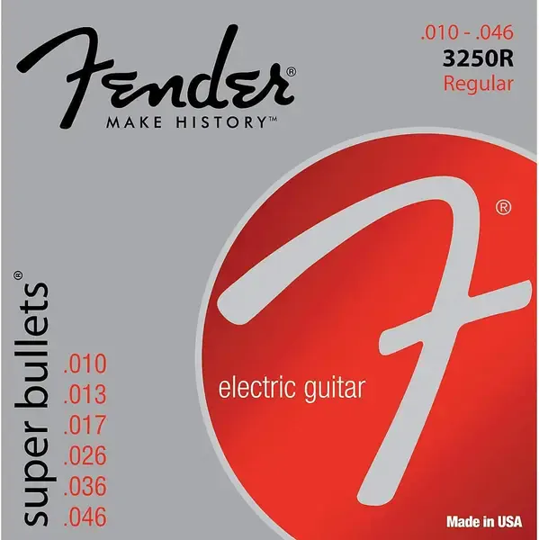 Струны для электрогитары Fender 3250R Super Bullets 10-46