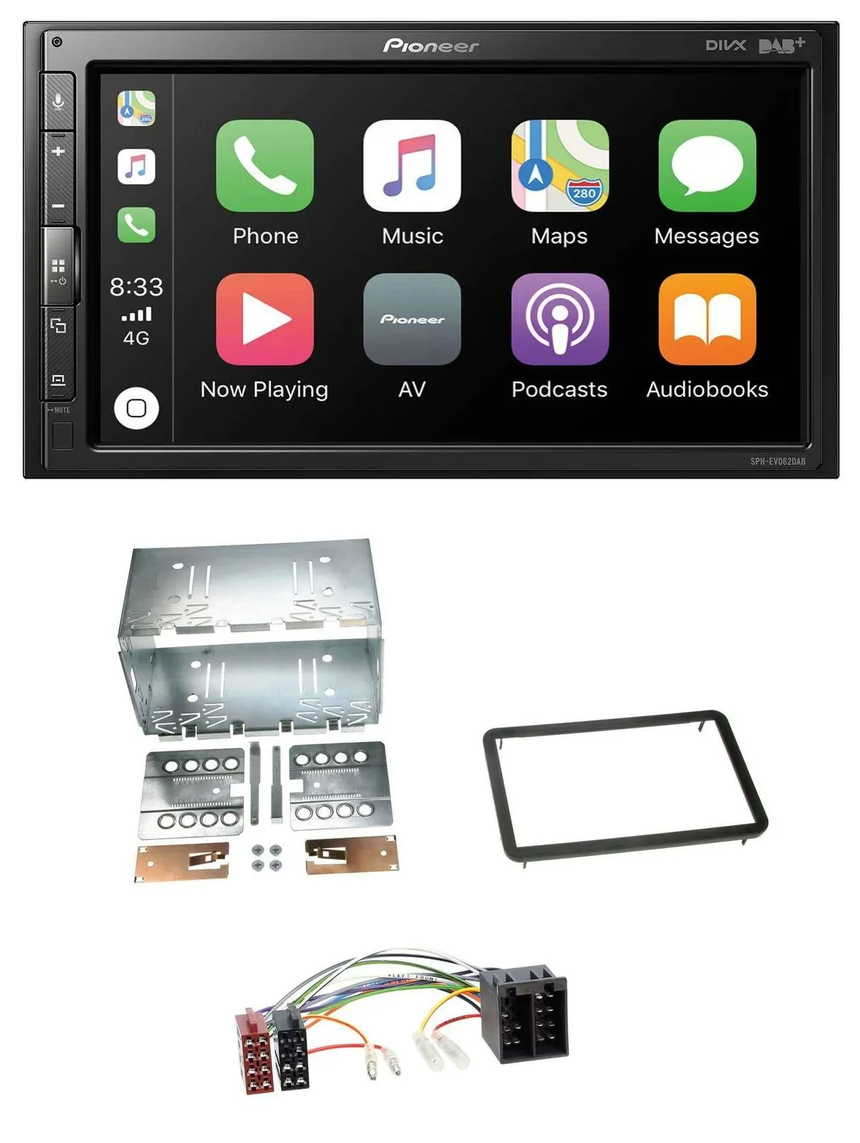 Pioneer USB MP3 DAB 2DIN Bluetooth Autoradio für Alfa Romeo 159 Brera Spider ab