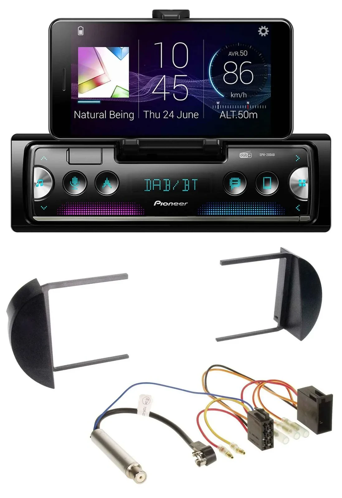 Pioneer USB MP3 Bluetooth DAB Autoradio für VW Beetle (1998-2011)