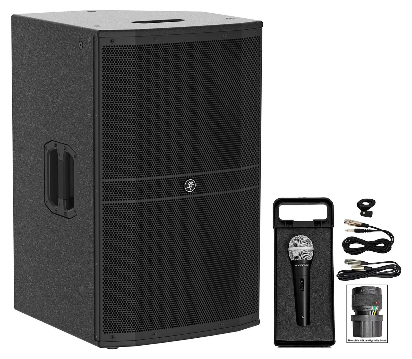 Пассивная акустическая система для PA/DJ Mackie DRM215-P 15" 1600W с микрофоном