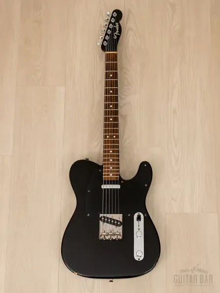 Электрогитара Fender Telecaster All Black 1971 Vintage Reissue TL71-ALLBK SS Black w/gigbag Japan 2008