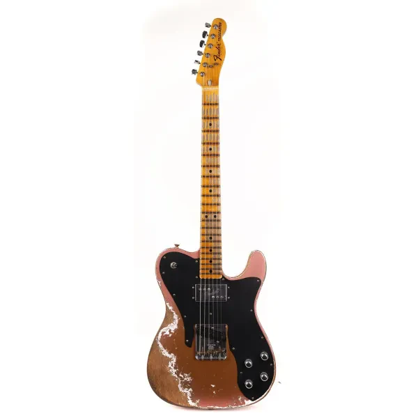 Электрогитара Fender Custom Shop Limited Edition Telecaster Custom Super Heavy Relic Aged Firemist Gold Aged Burgundy Mist Burst