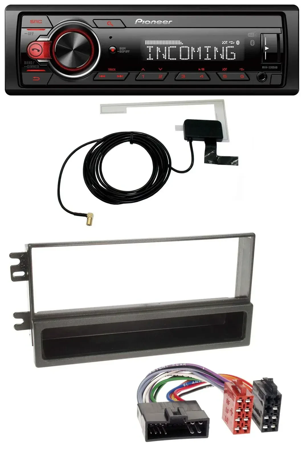 Автомагнитола для Kia Sportage I (2000–2005) Pioneer CD/MP3, USB, AUX, DAB