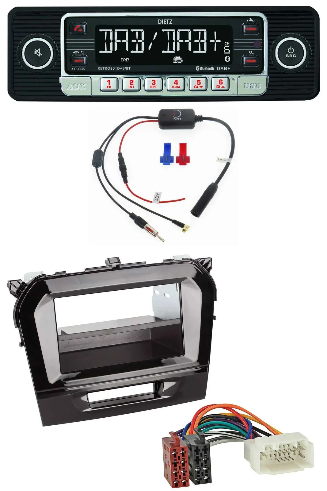 Автомагнитола для Suzuki Vitara (с 2015) Dietz MP3 DAB Bluetooth USB