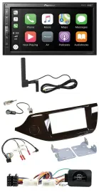 Pioneer USB 2DIN Bluetooth DAB Lenkrad Autoradio für Kia Ceed ab 2012 glänzend o