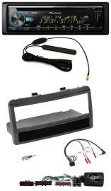 Pioneer CD MP3 Lenkrad DAB USB Autoradio für Ford Mondeo 00-02 schwarz Ablage