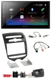 Автомагнитола Pioneer 2 DIN, USB, Bluetooth, DAB, совместимая с кнопками на руле, для Hyundai ix20 (с 2010)