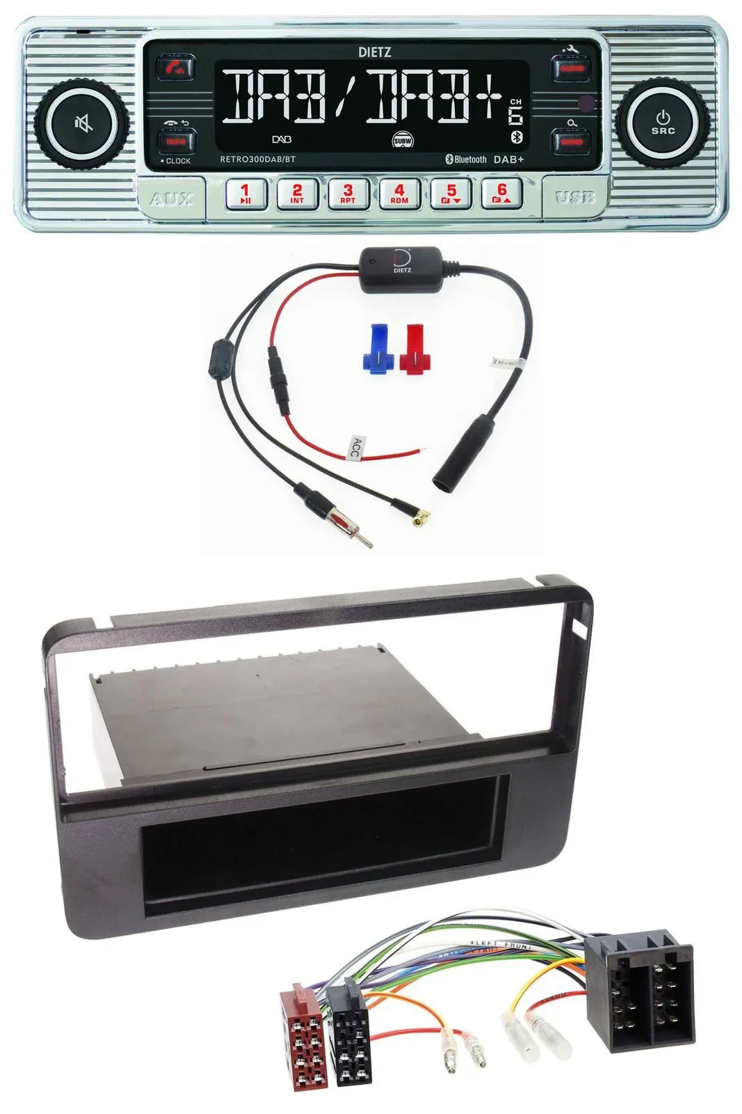 Dietz DAB USB MP3 Bluetooth Autoradio für Alfa Romeo 159 Brera Spider 06-10