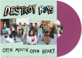 Виниловая пластинка Destroy Boys – Open Mouth, Open Heart (Релиз 2023), фиолетовый винил