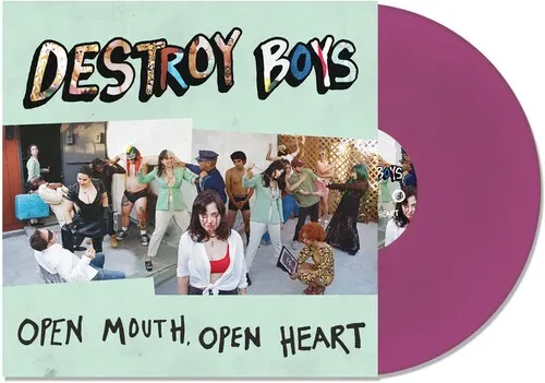 Виниловая пластинка Destroy Boys – Open Mouth, Open Heart (Релиз 2023), фиолетовый винил