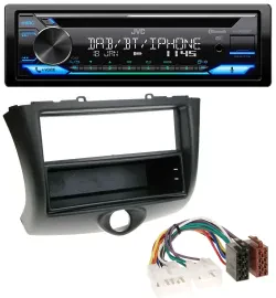 JVC Bluetooth MP3 USB DAB CD Autoradio für Toyota Yaris (2003-2006)