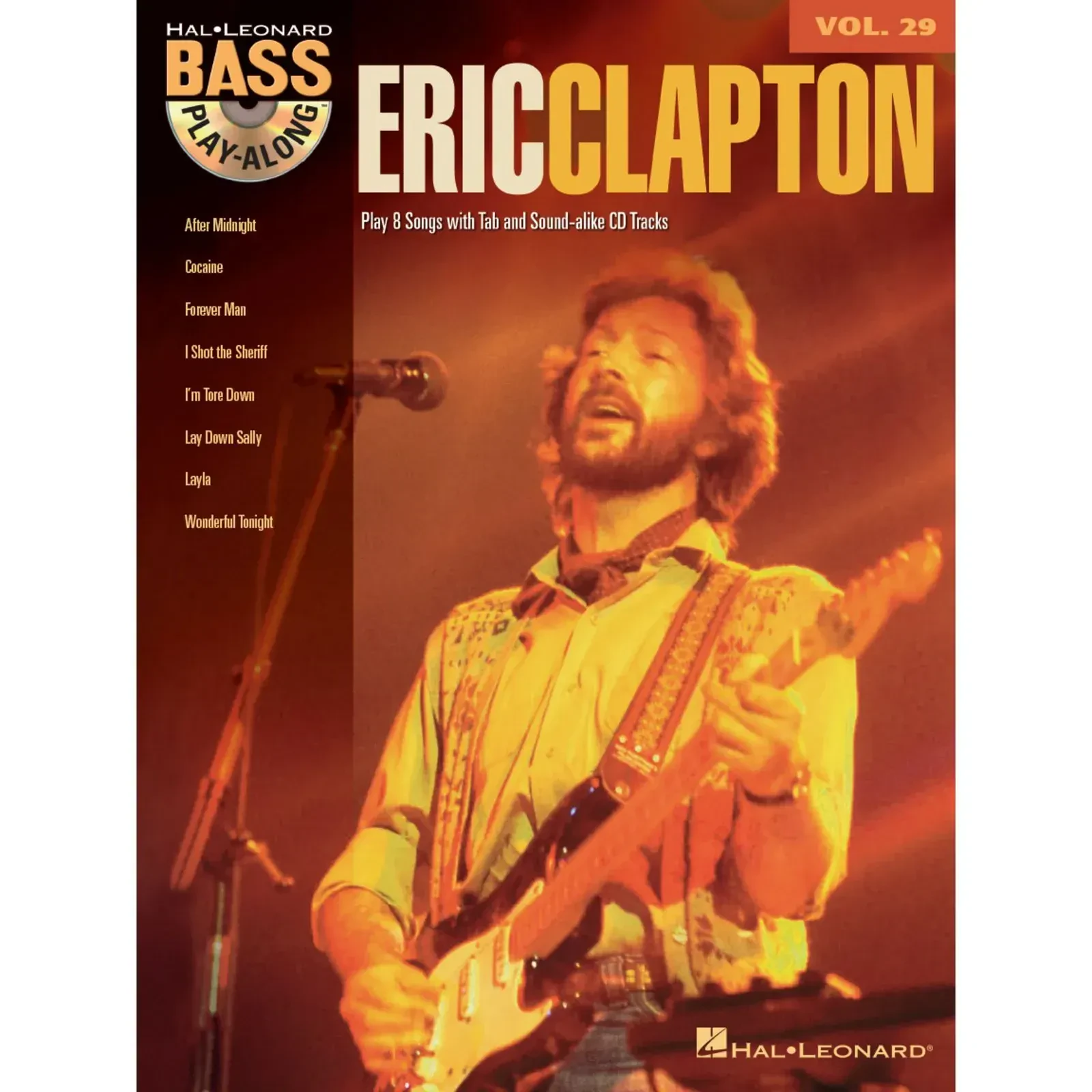 Сборник песен Hal Leonard Bass Play-Along Volume 29: Eric Clapton
