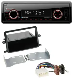 Blaupunkt SD USB 1DIN MP3 AUX Autoradio für Mitsubishi L200 (KAOT, ab 2006)