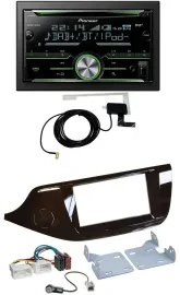 Автомагнитола для Kia Ceed (с 2012) Pioneer CD, USB, MP3, Bluetooth, 2 DIN, DAB, глянцевая