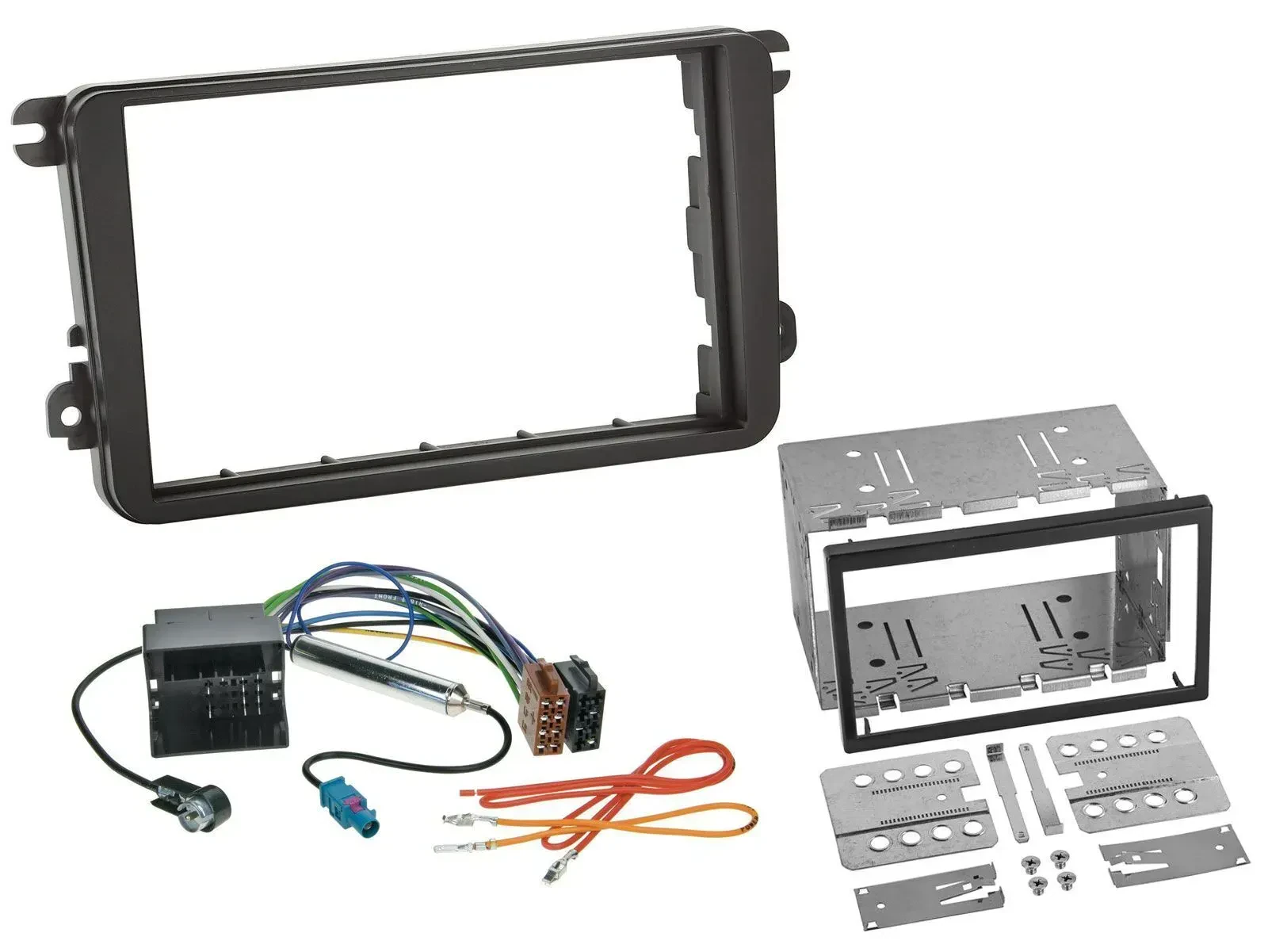 Установочный комплект для автомагнитолы Caraudio24 Double DIN для VW Passat 2005–2014, Polo 2009–2014, Scirocco (набор)