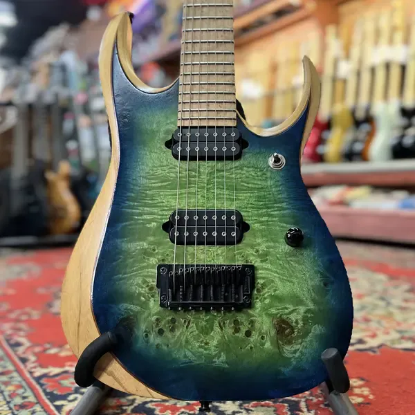 Электрогитара Ibanez RJDIX 7MPB-SBB Iron Label HH Surreal Blue Burst 2017 Indonesia