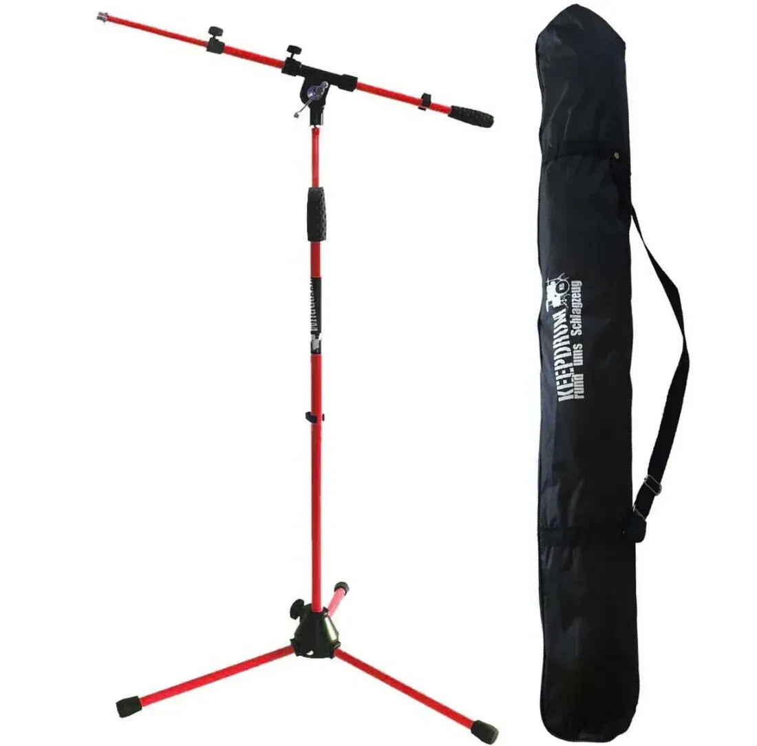 Стойка для микрофона keepdrum MS106 RD Red с чехлом