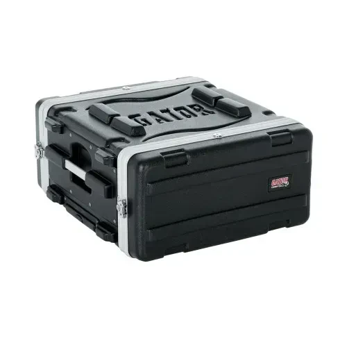 Б/У Рэковый кейс Gator GRR-4L 4U 19" с телескопической ручкой и колёсами, глубина 42.5 см, цвет черный