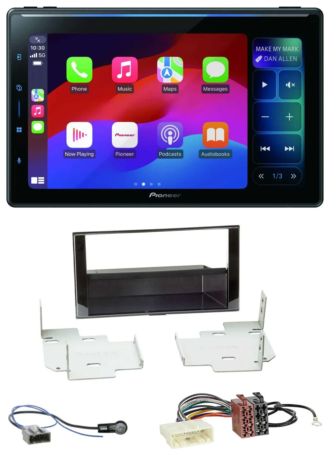 Pioneer Bluetooth DAB MP3 USB Autoradio für Nissan Micra, Note (ab 2013)