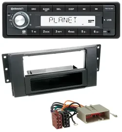 Continental USB MP3 AUX 1DIN Autoradio für Landrover Freelander (2006)