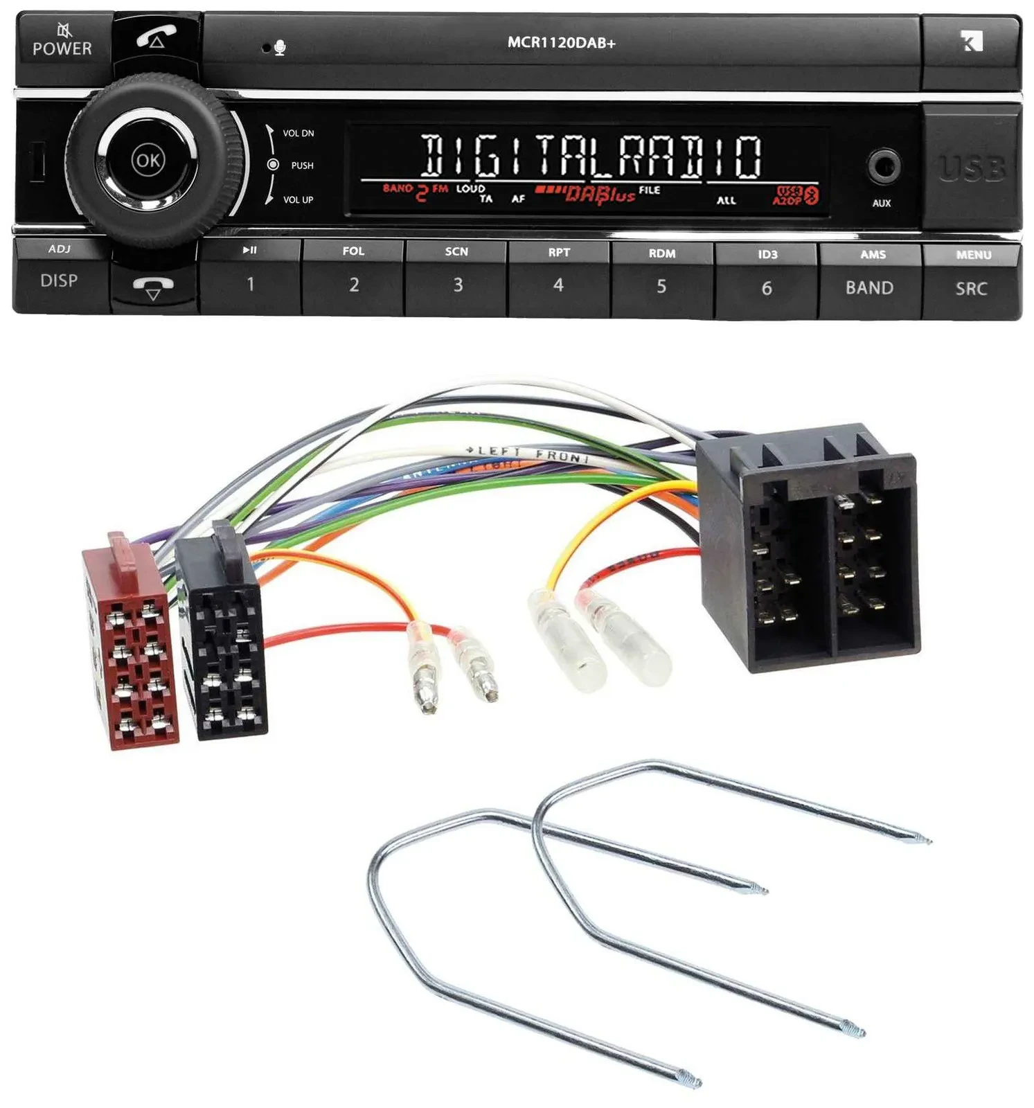 Kienzle Bluetooth MP3 USB DAB Autoradio für Seat Toledo 1 1991-1999 Ibiza 1984-1