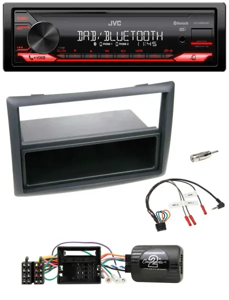JVC Bluetooth USB DAB Lenkrad Autoradio für Renault Megane 2009-2012