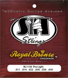 Струны для акустической гитары SIT Strings RL1150 11-50, бронза фосфорная