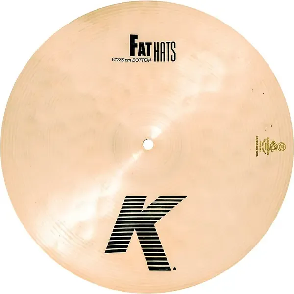 Тарелка барабанная Zildjian 14" K Fat Hat Hi-Hat Bottom