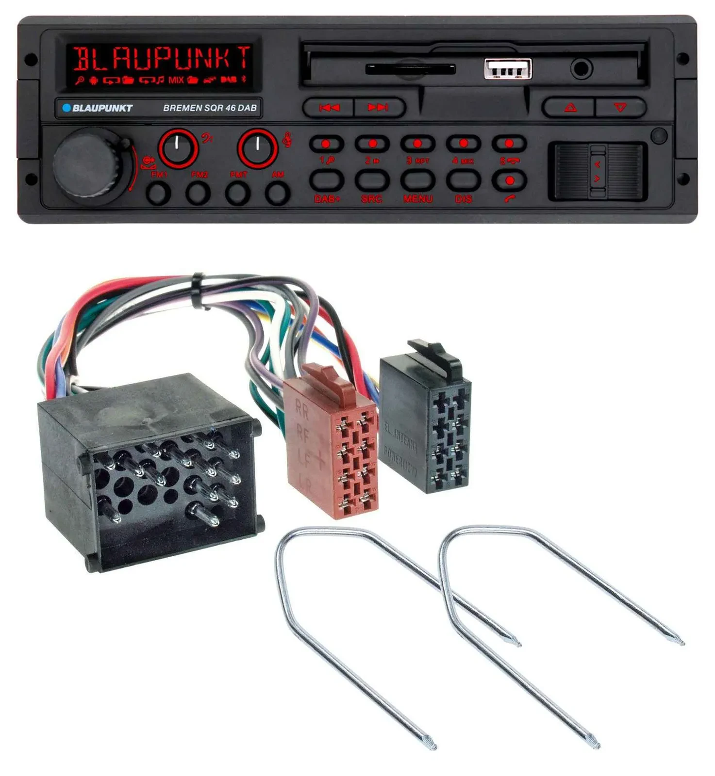 Blaupunkt SD MP3 USB Bluetooth DAB Autoradio für BMW 3er E30 E36 87-00 5er E34 8