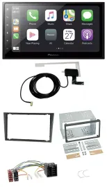 Автомагнитола Pioneer 2 DIN USB MP3 Bluetooth DAB для Opel Combo C, Corsa C, Tigra, Meriva