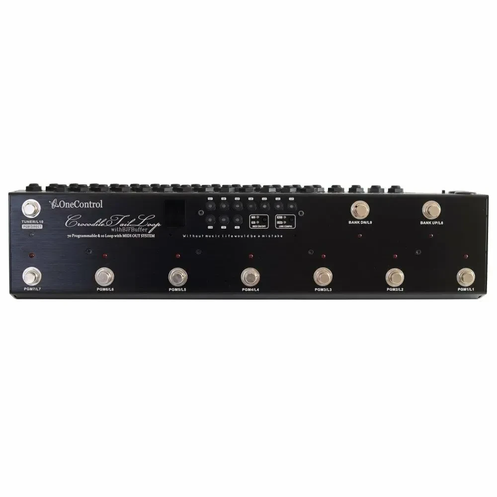 Коммутатор эффектов для электрогитары One Control OC10 Crocodile Tail Loop MKII программируемый, MIDI