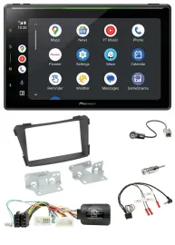 Автомагнитола Pioneer 2-DIN USB Bluetooth DAB для Hyundai i40 (VF, с 2011), поддержка управления на руле, черный