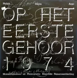Б/У виниловая пластинка Various Artists – Op Het Eerste Gehoor (Релиз 1974)