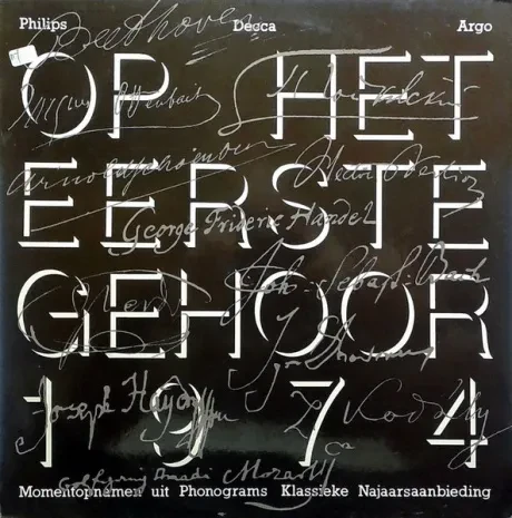 Б/У виниловая пластинка Various Artists – Op Het Eerste Gehoor (Релиз 1974)