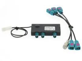 Dietz 41127 Aktiver DAB FM Antennensplitter Fakra Buchse ISO 50 Ohm Buchse für E