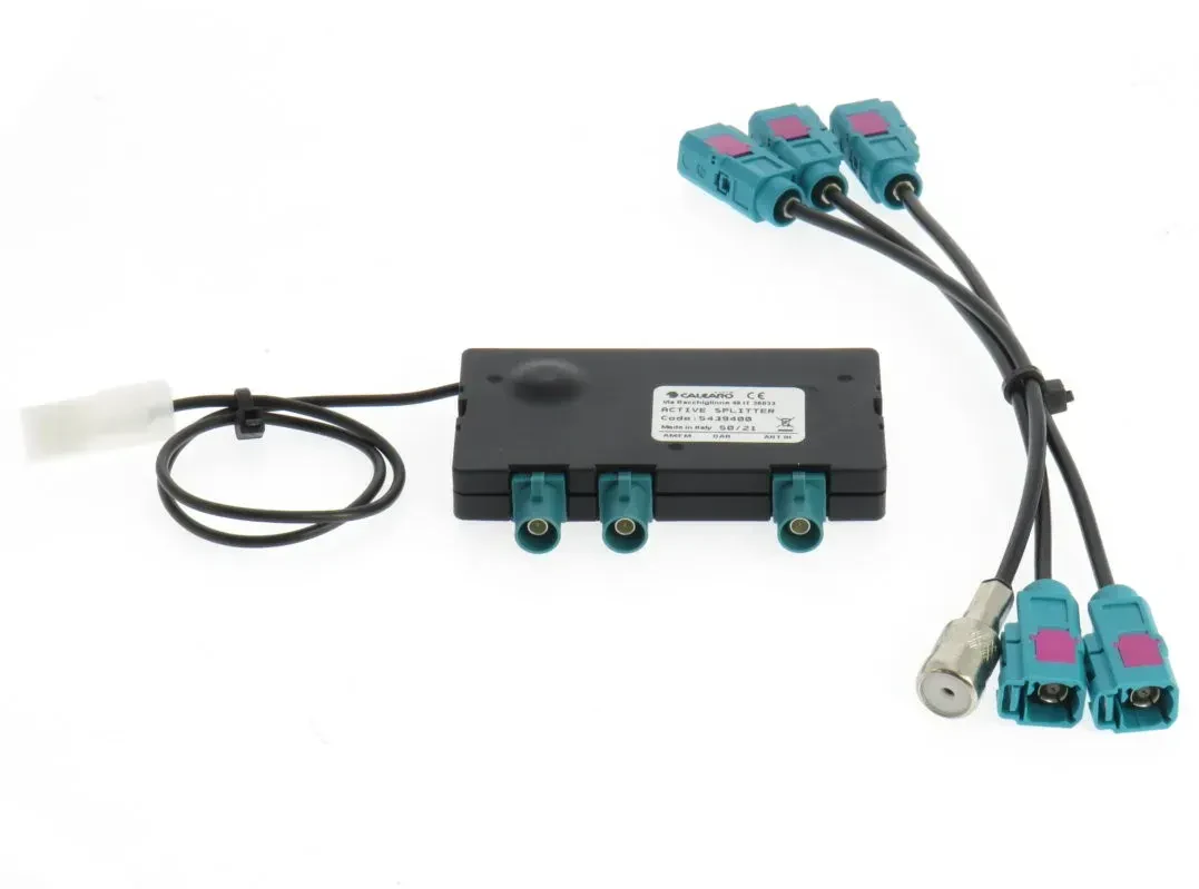 Dietz 41127 Aktiver DAB FM Antennensplitter Fakra Buchse ISO 50 Ohm Buchse für E