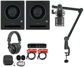 Комплект для подкастов PreSonus Eris Pro 4+R-TRACK 2x2+RCXFB10B-1