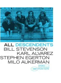 Виниловая пластинка Descendents - All (Punk Note Edition) [New Vinyl LP]
